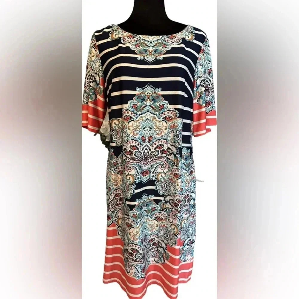 R&K very elegant women’s dress sz L #005